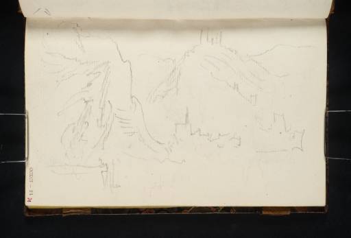 Joseph Mallord William Turner, ‘Alken and Burg Thurandt, Looking Downstream’ 1839