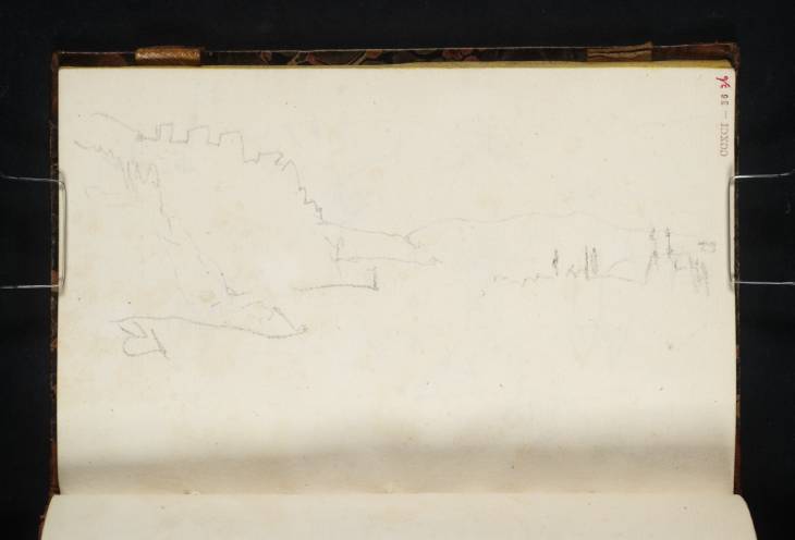 Joseph Mallord William Turner, ‘Ehrenbreitstein and Coblenz, Looking up the Rhine’ 1839