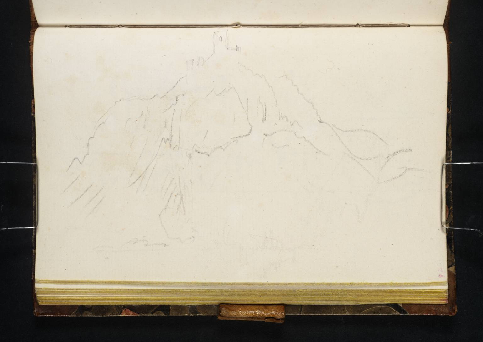 The Drachenfels, from the Rhine