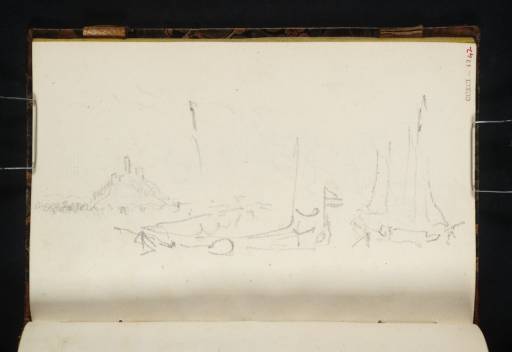 Joseph Mallord William Turner, ‘The Godesburg, from the Rhine, Looking Downstream’ 1839