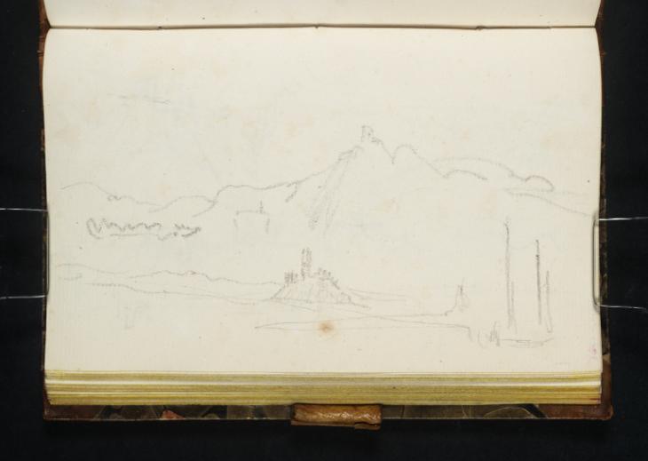 Joseph Mallord William Turner, ‘The Drachenfels; The Godesburg from the Rhine’ 1839