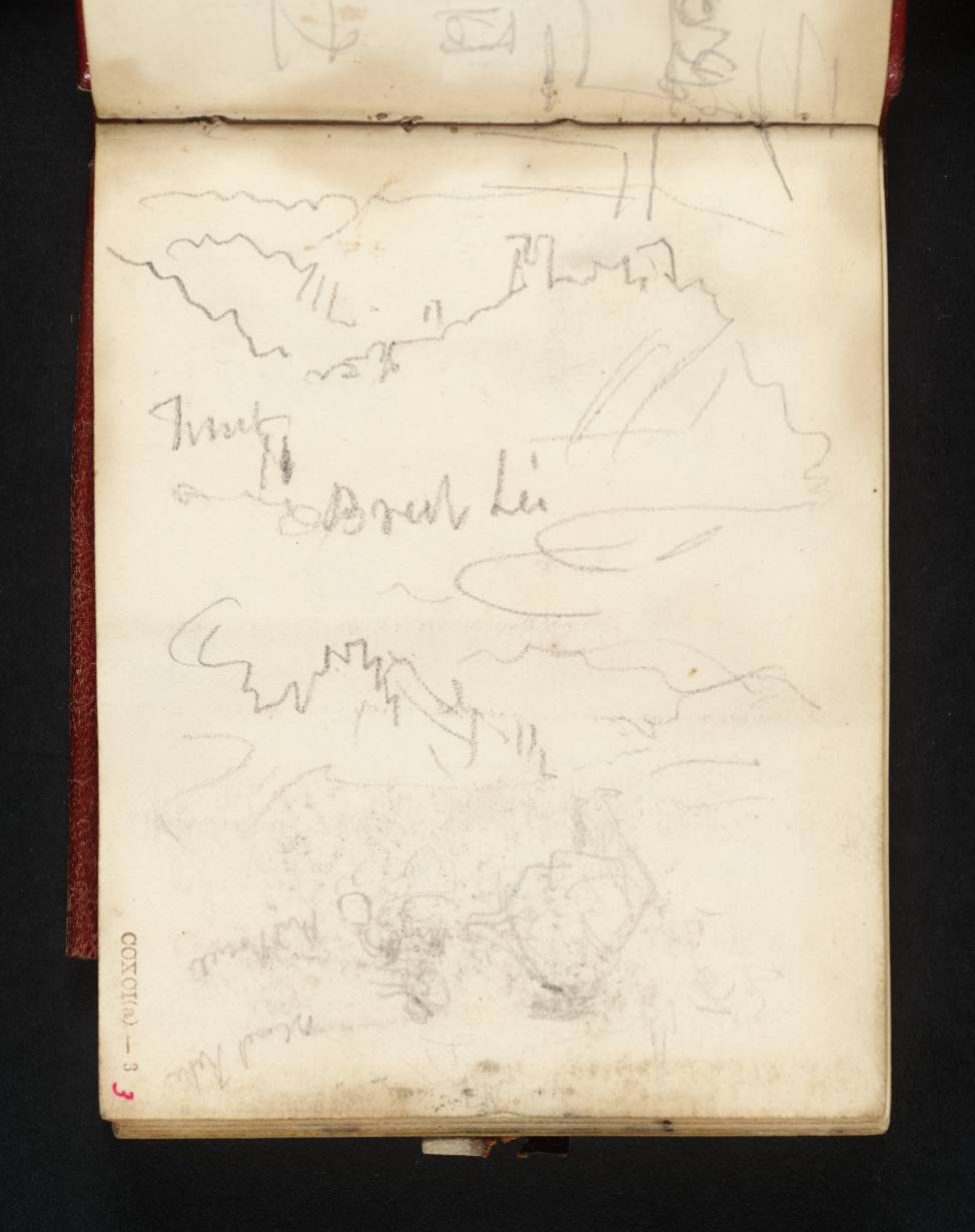 Ruined Castle on Rock, Etc. ?Brut Lei [Turner]