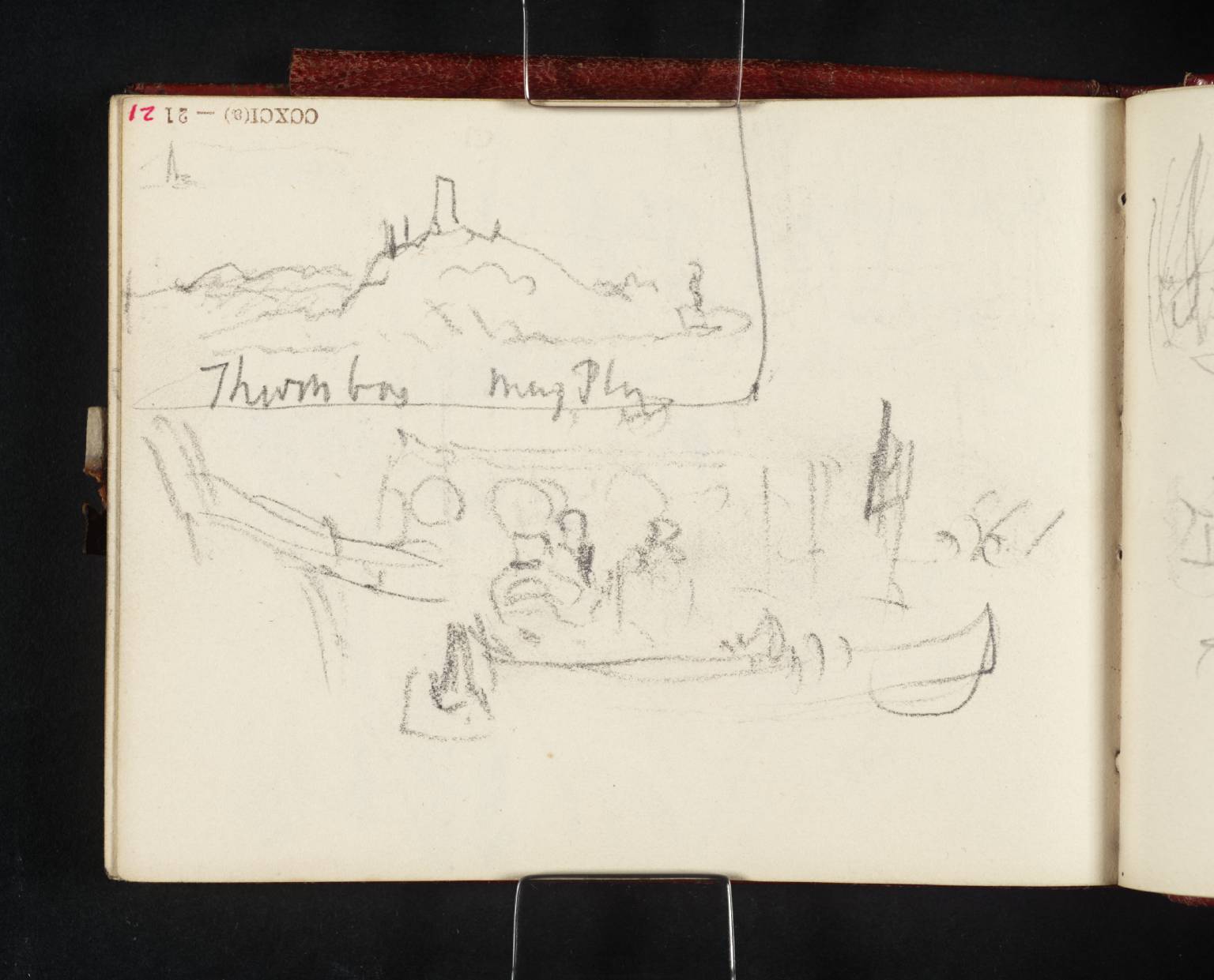 Ruins of the Thurnberg [Turner] at Welmich, near St Goar