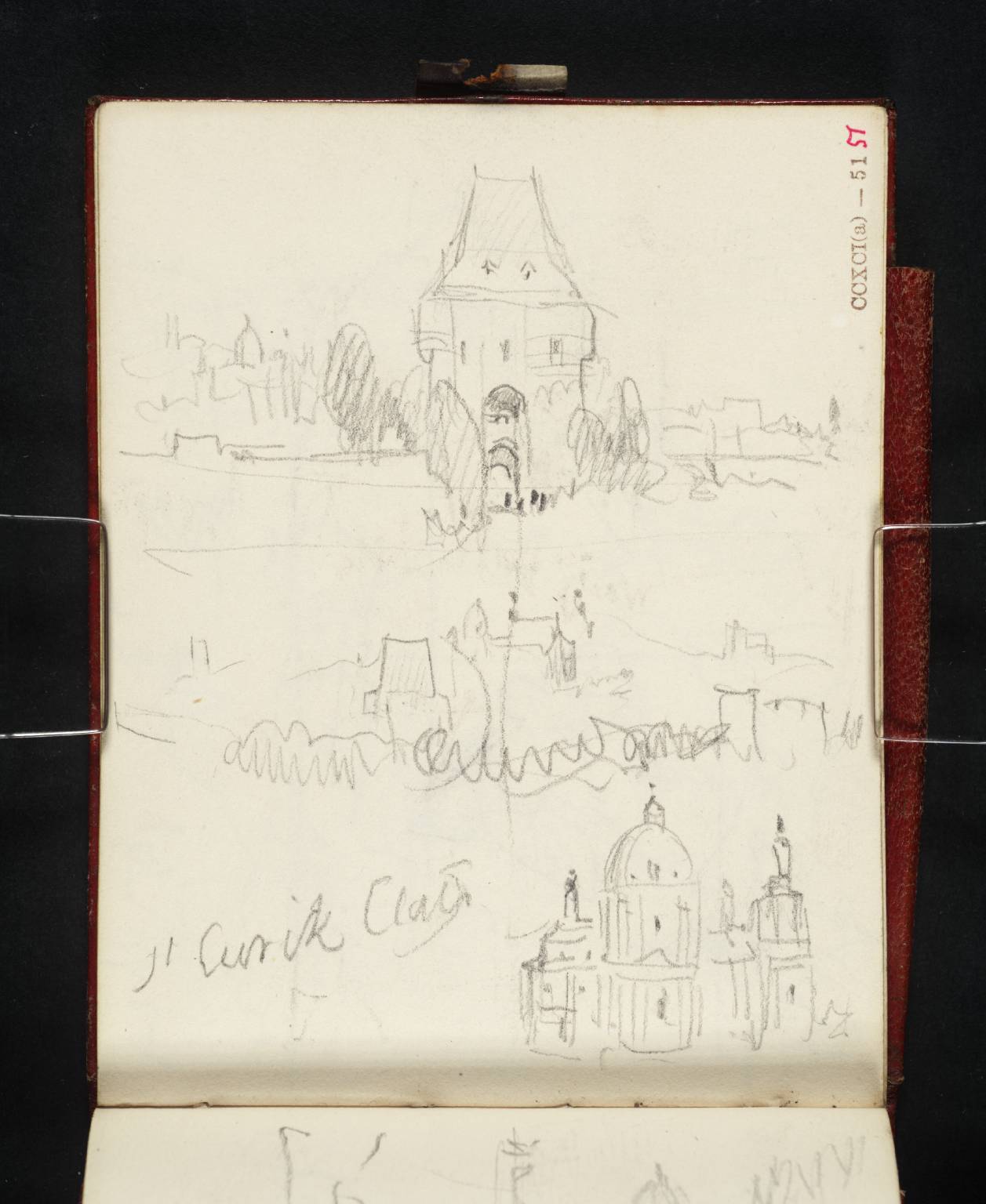 Views of Church, a City Gateway, Etc. St Curick Cl... [Turner]