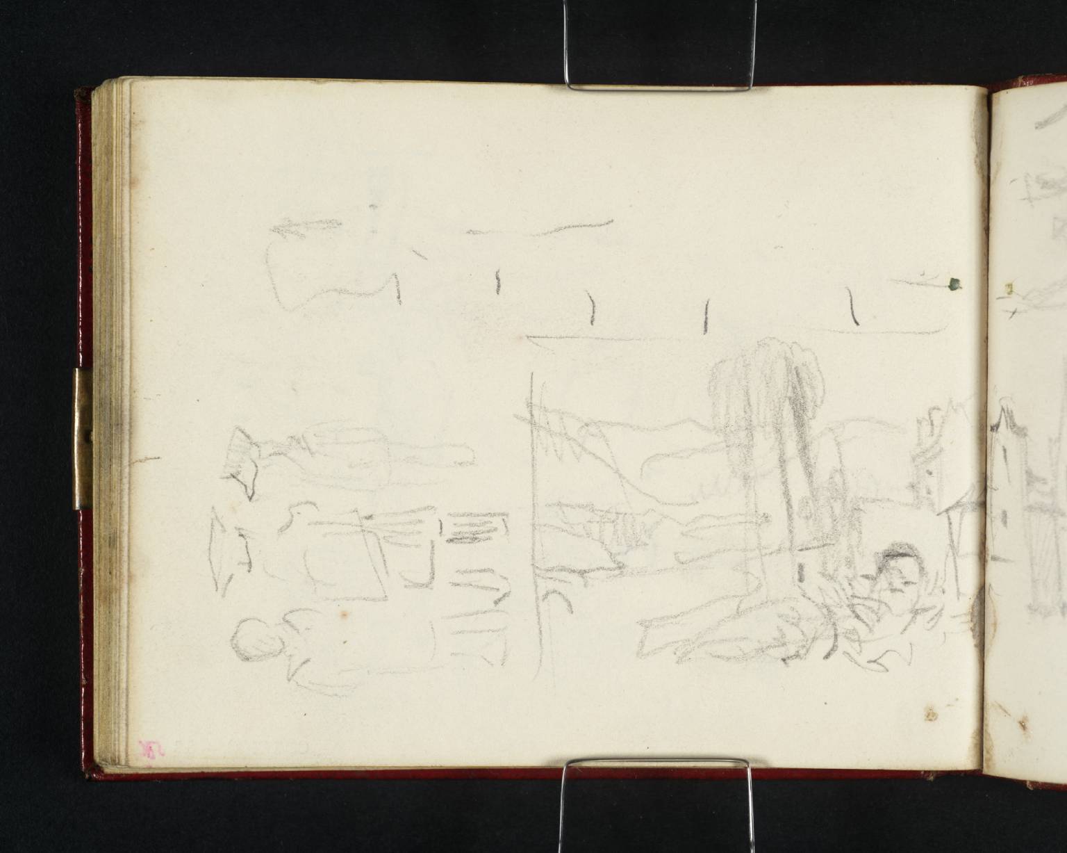 Views of Asmannshausen [Turner]; Also a Group of Figures