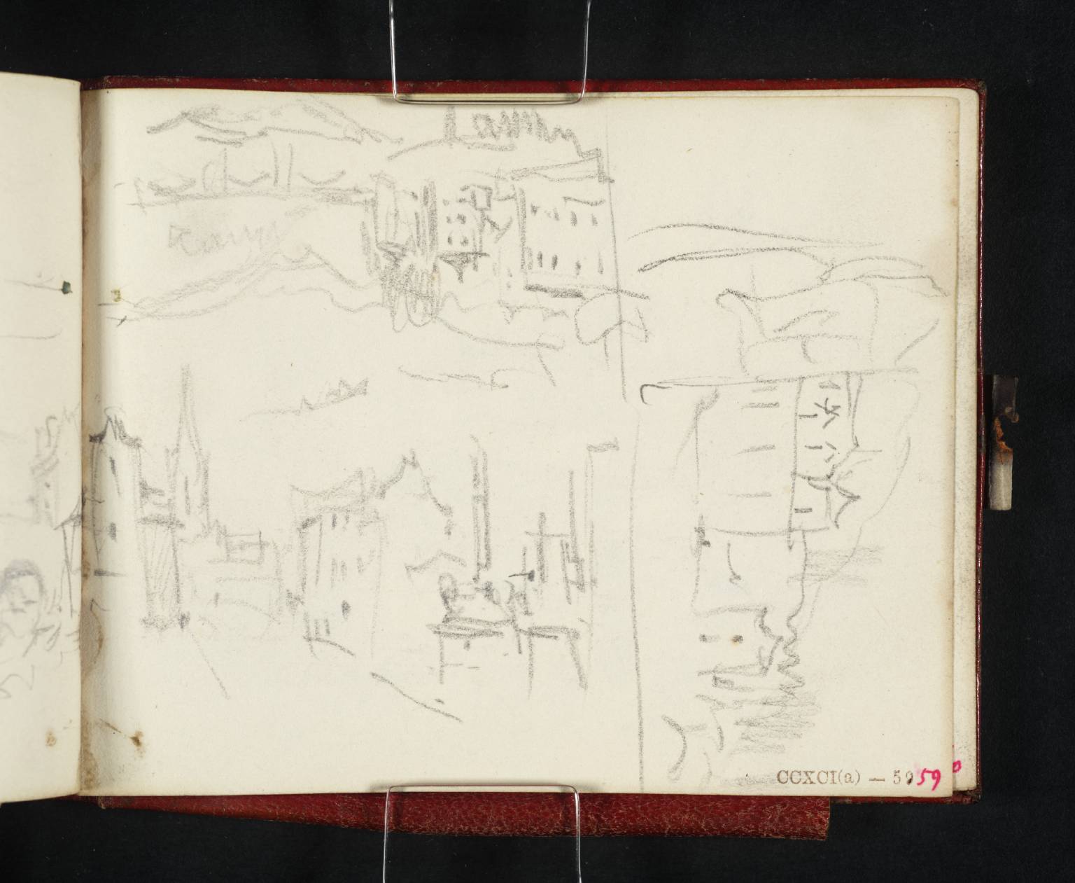 Views of Asmannshausen; Also a Group of Figures