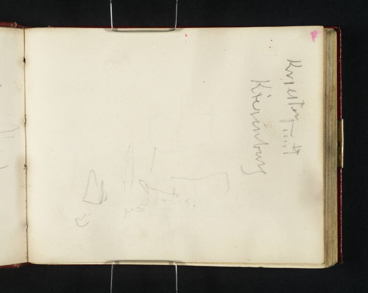 Boats; Also Kriester - Krisenberg [Turner] (?Kreuzberg)