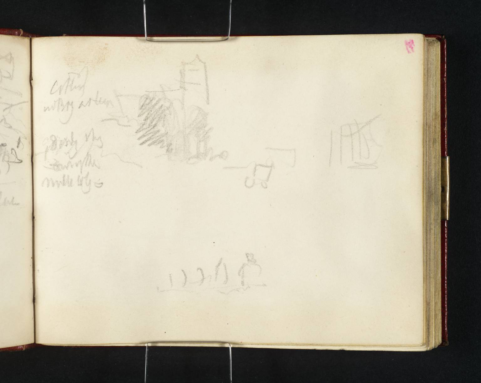 Boats, with Trees and Tower, Etc.