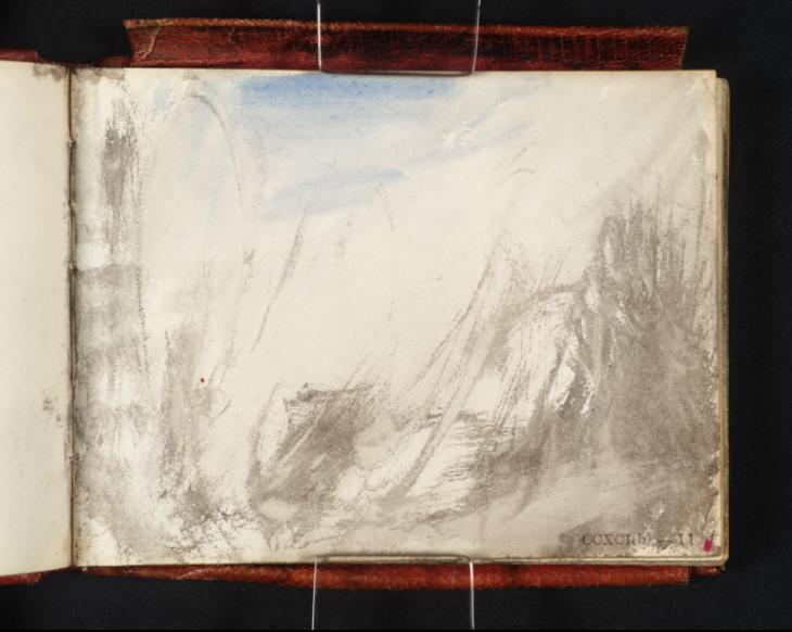 Joseph Mallord William Turner, ‘?A Landscape, with Rushes or Trees’ c.1834-6