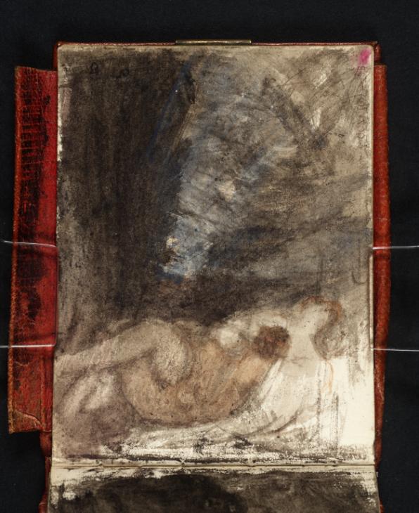 Joseph Mallord William Turner, ‘A Dark Interior or Landscape, with a Naked Couple Engaged in Sexual Activity’ c.1834-6
