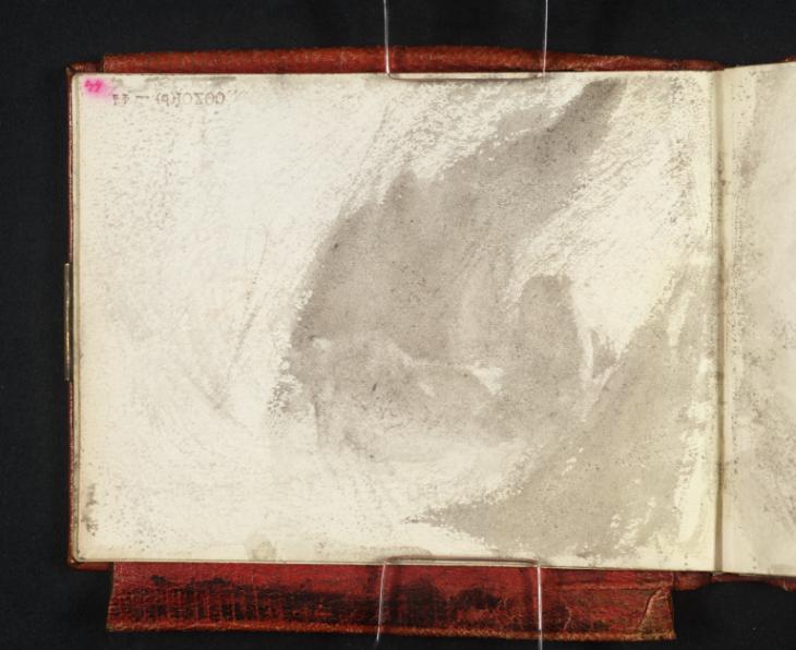 Joseph Mallord William Turner, ‘?A Curtained Bed, with a Figure or Figures’ c.1834-6