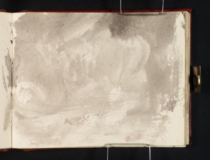 Joseph Mallord William Turner, ‘?A Curtained Bed, with a Figure or Figures’ c.1834-6