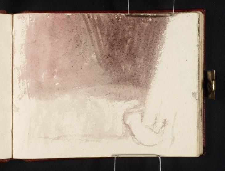 Joseph Mallord William Turner, ‘A Curtained Bed, ?with a Figure’ c.1834-6