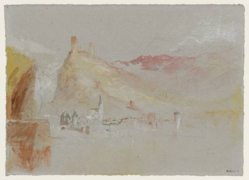 Joseph Mallord William Turner, ‘Alken and Burg Thurandt on the River Mosel’ 1840