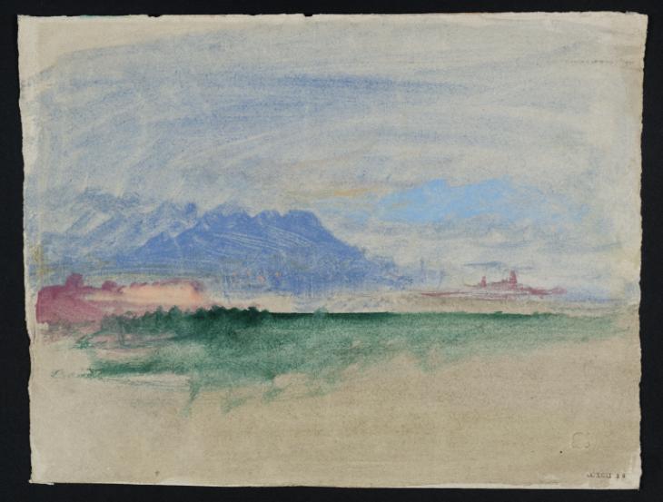 Joseph Mallord William Turner, ‘An ?Italian Lake or Coast Scene’ c.1828-43