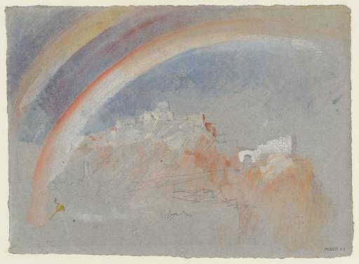 Joseph Mallord William Turner, ‘Ehrenbreitstein, with a Double Rainbow’ 1840