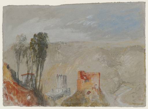 Joseph Mallord William Turner, ‘The Ruins of Trutz Eltz above the Eltz Valley near the River Mosel, with Burg Eltz beyond to the South’ 1840
