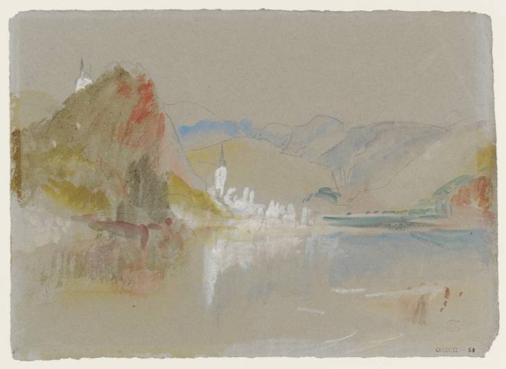 Joseph Mallord William Turner, ‘Treis on the River Mosel, from the North’ 1840