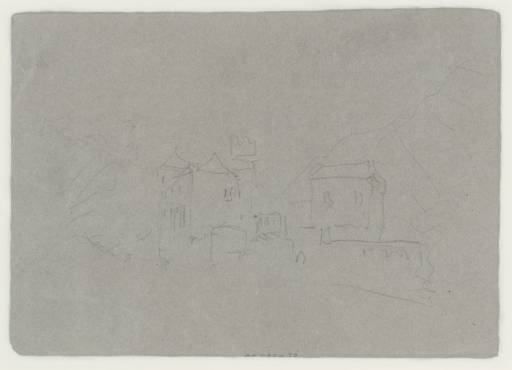 Joseph Mallord William Turner, ‘The Leyen Burg (Schloss von der Leyen), Gondorf, on the River Mosel’ 1840
