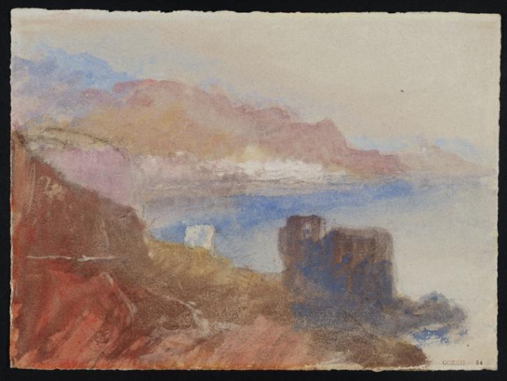 Joseph Mallord William Turner, ‘Coastal Terrain, ?Southern Mediterranean’ c.1834