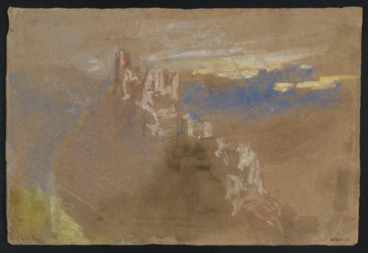 Joseph Mallord William Turner, ‘Hals and Burg Hals above the River Ilz, from the South-West’ 1840