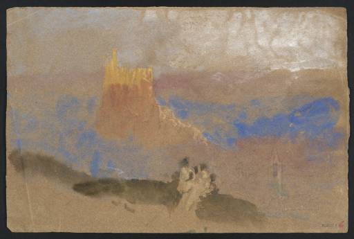 Joseph Mallord William Turner, ‘Hals and Burg Hals above the River Ilz at Sunset, from the South-West’ 1840