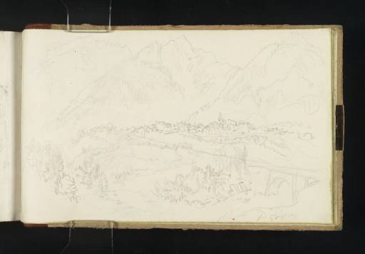 Joseph Mallord William Turner, ‘Dolonne from above Courmayeur’ 1836