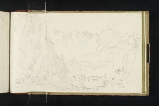 Joseph Mallord William Turner, ‘The Mont Blanc Massif and Le Chetif, from the Gorge above the Baths at Pré St Didier, Val d'Aosta’ 1836