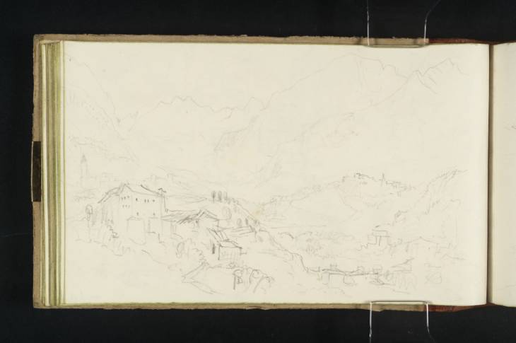 Joseph Mallord William Turner, ‘From above Courmayeur, Looking down the Val d'Aosta towards Dolonne’ 1836