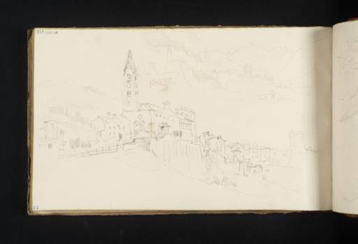 Joseph Mallord William Turner, ‘Two Sketches from Courmayeur, Looking down the Val d'Aosta’ 1836