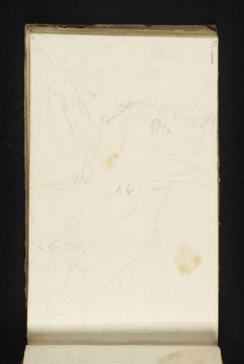 Joseph Mallord William Turner, ‘Two Sketches: Mont Blanc from Chamonix and Mont Blanc from near Les Houches’ 1836