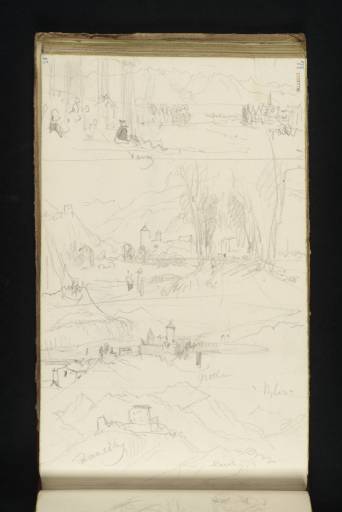 Joseph Mallord William Turner, ‘Four Sketches at Vevey, Bonneville and Faucigny’ 1836