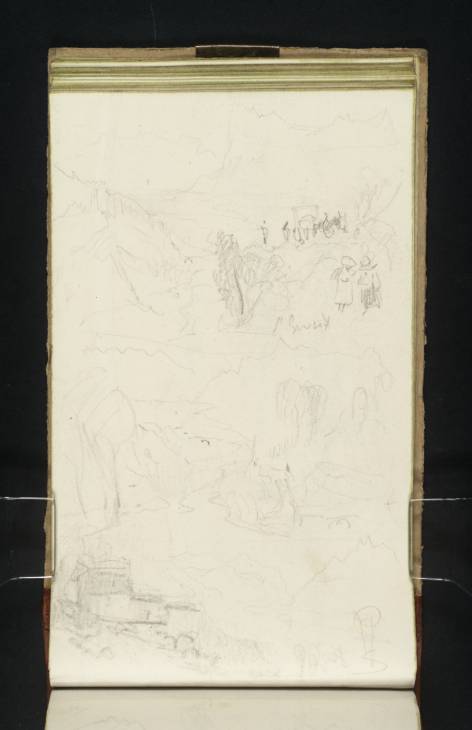 Joseph Mallord William Turner, ‘Three Sketches of the Arve Valley Going up to St Gervais’ 1836