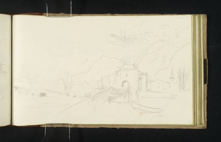 Joseph Mallord William Turner, ‘Two Sketches of Villeneuve at the Head of Lake Geneva, Looking towards Chillon’ 1836