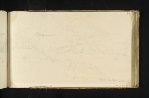 Joseph Mallord William Turner, ‘Four Sketches: From above Lausanne; Three Views on Lake Geneva from off Vevey and Montreux’ 1836