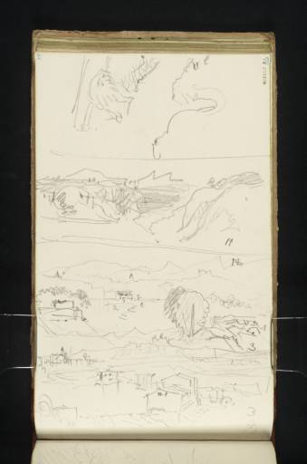 Joseph Mallord William Turner, ‘Four Sketches on the River Rhône at Geneva’ 1836