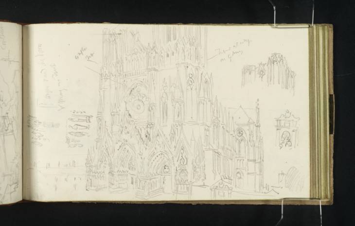 Joseph Mallord William Turner, ‘The West Front of the Cathedral at Reims’ 1836