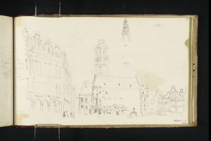 Joseph Mallord William Turner, ‘The Town Hall, Arras’ 1836