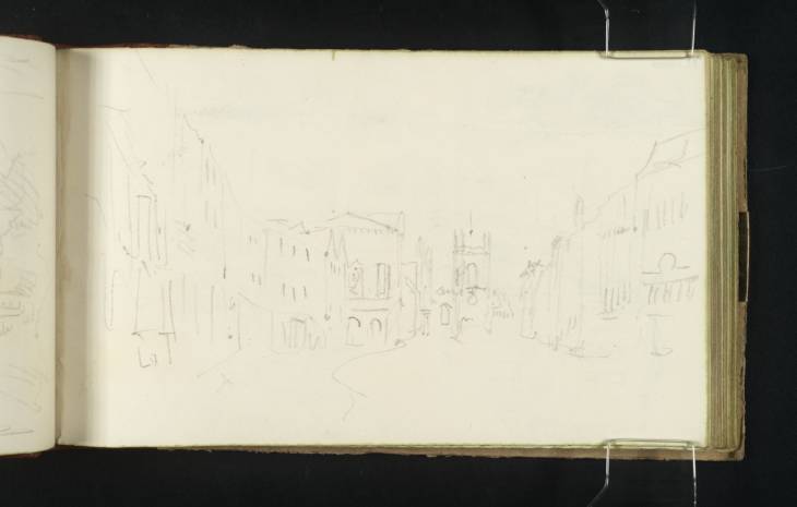 Joseph Mallord William Turner, ‘Street and Church at Stratford-upon-Avon’ 1833
