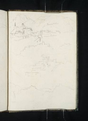 Joseph Mallord William Turner, ‘St Michel de Maurienne, and Three Sketches of the Fort of L'Esseillon in the Maurienne Valley’ 1836