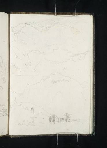 Joseph Mallord William Turner, ‘Three Sketches: Two of the Fort of L'Esseillon in the Maurienne Valley and St Michel de Maurienne’ 1836
