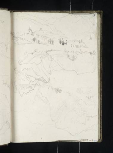 Joseph Mallord William Turner, ‘Three Sketches in the Vicinity of St Michel de Maurienne’ 1836