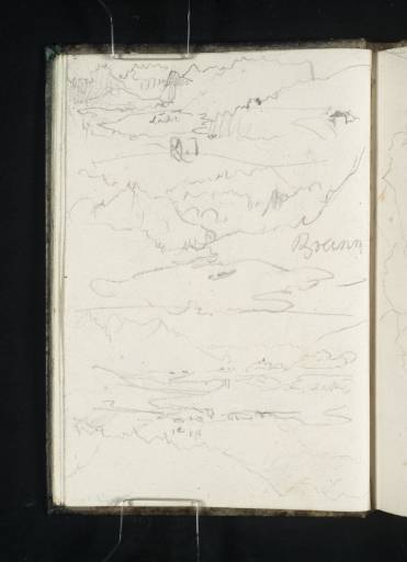 Joseph Mallord William Turner, ‘Four Sketches of the Lake on the Mont Cenis Pass’ 1836