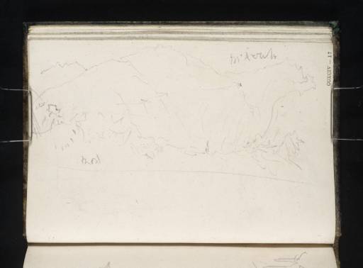 Joseph Mallord William Turner, ‘A Road over Mountains’ 1836