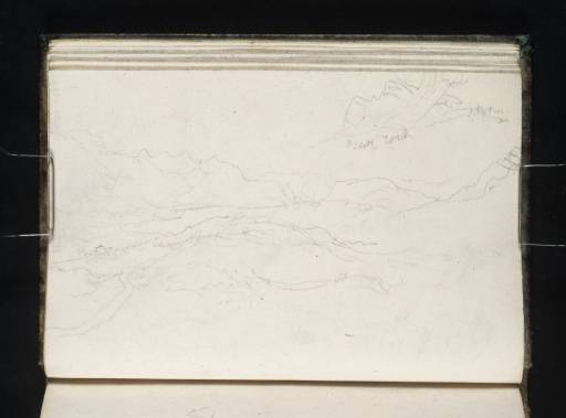 Joseph Mallord William Turner, ‘The Lac du Bourget from above Chambéry’ 1836
