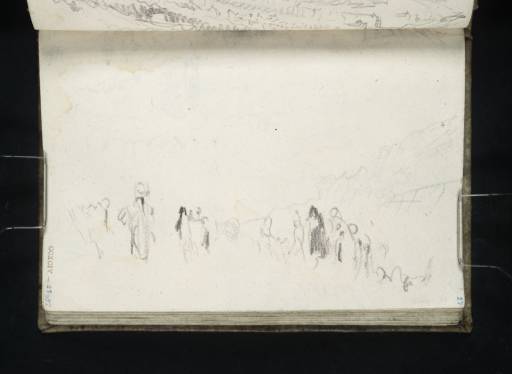 Joseph Mallord William Turner, ‘Figures on a Mountain Road, Probably the Mont Cenis Pass’ 1836