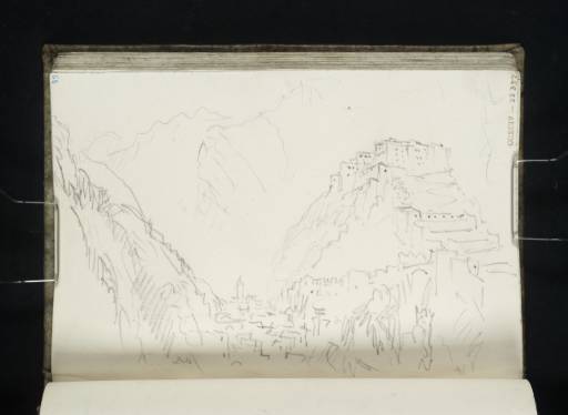 Joseph Mallord William Turner, ‘Fort Bard, Looking down the Val d'Aosta’ 1836