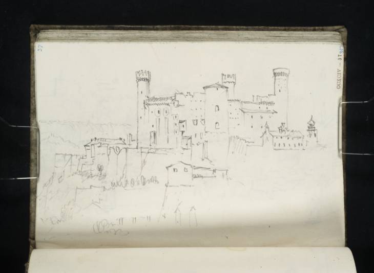 Joseph Mallord William Turner, ‘Ivrea Castle from the West’ 1836