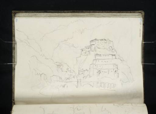 Joseph Mallord William Turner, ‘Fort Bard, Val d'Aosta’ 1836