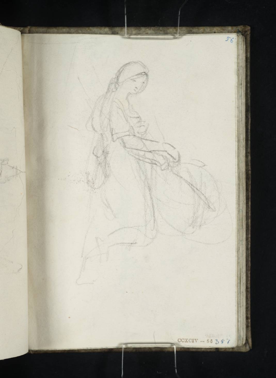 A Young Woman, Kneeling